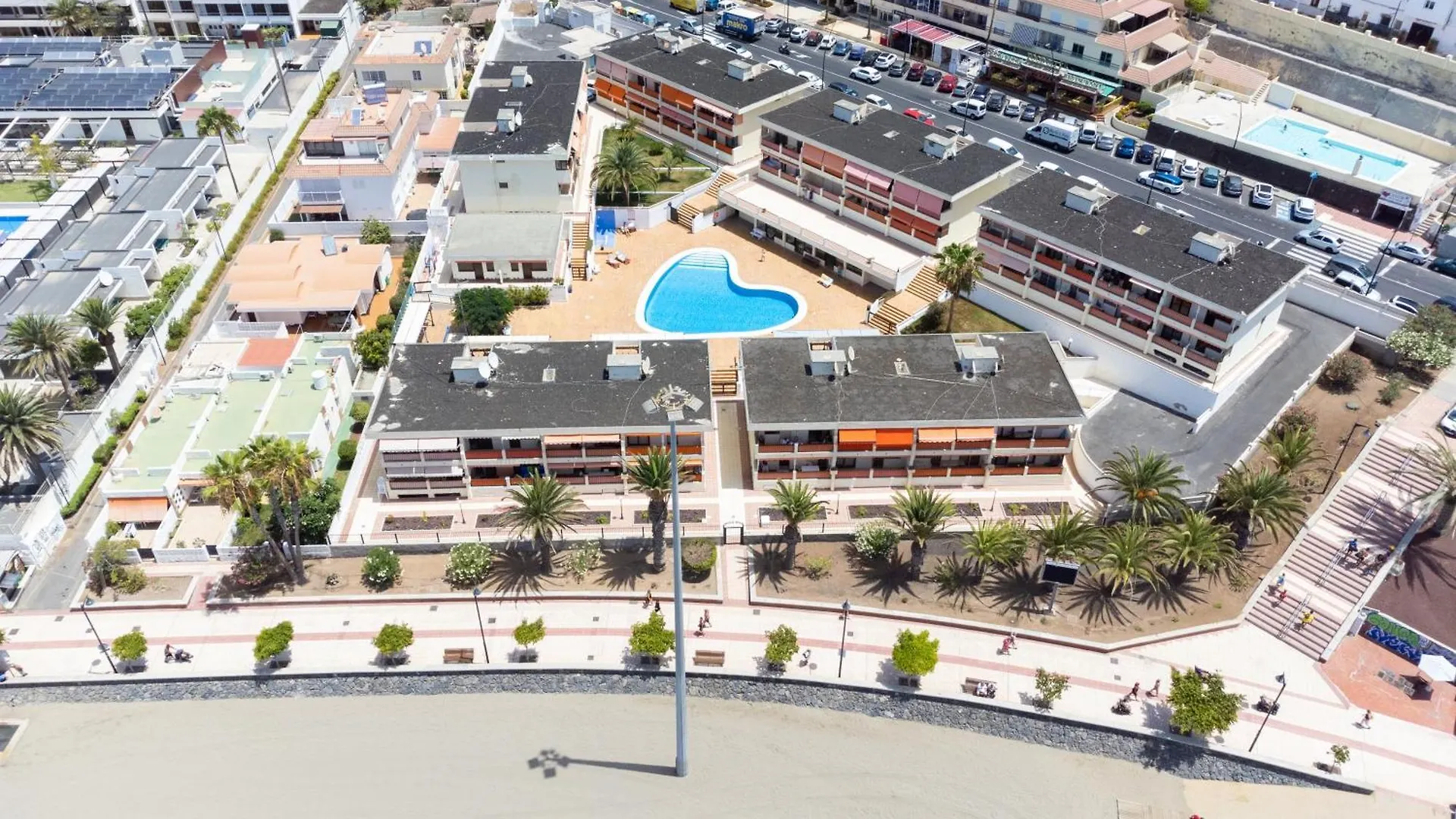 Sublime Sea View Frontline In Las Vistas Los Cristianos  Spain